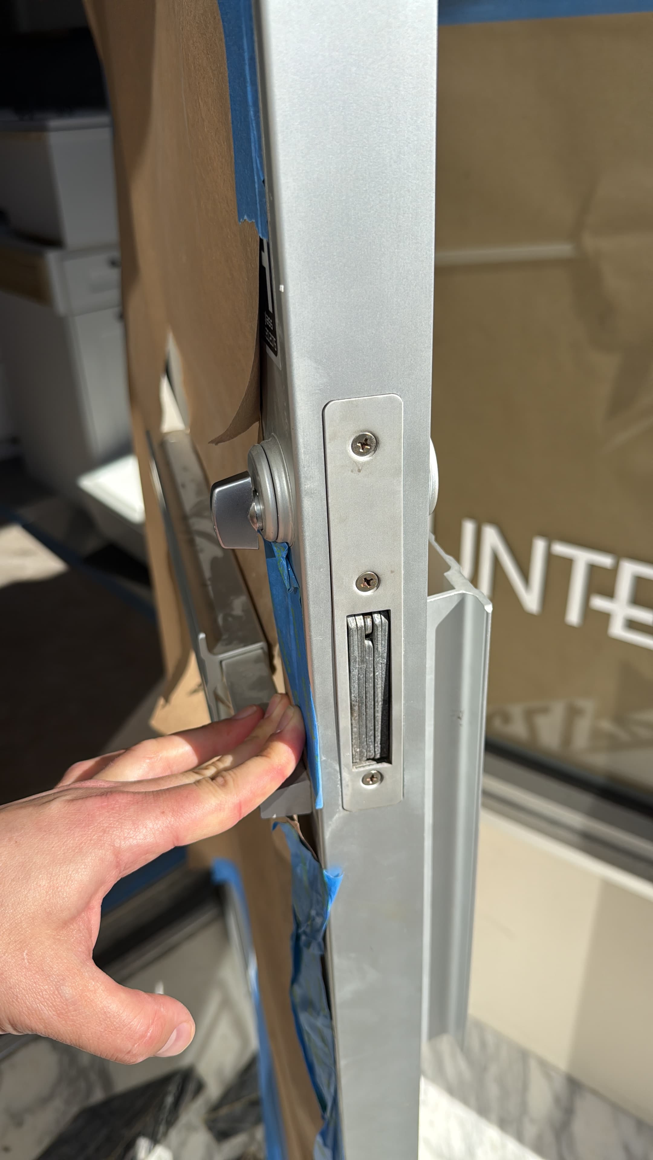 Business lock hardware repair